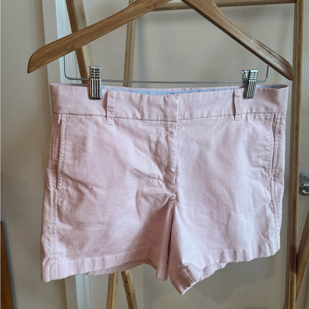 J. Crew Pale Pink Cotton Bermuda Shorts